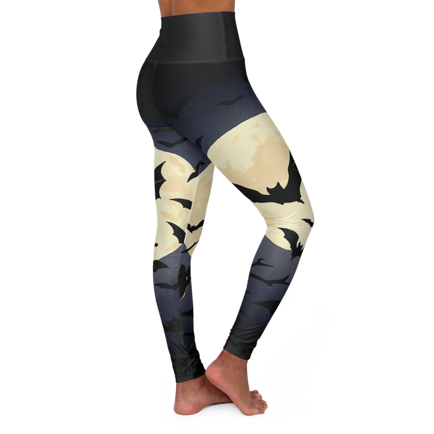 Halloween Print High-Waisted Yoga Leggings