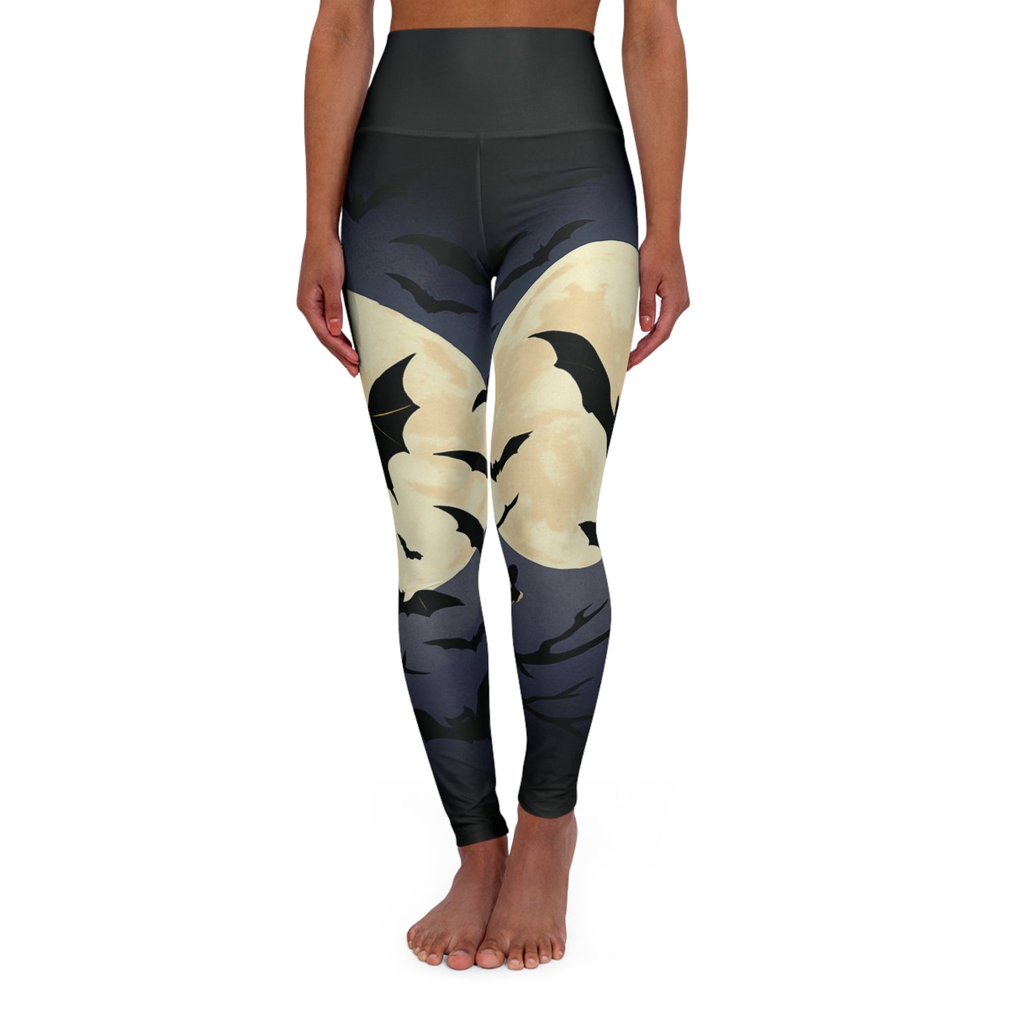 Halloween Print High-Waisted Yoga Leggings