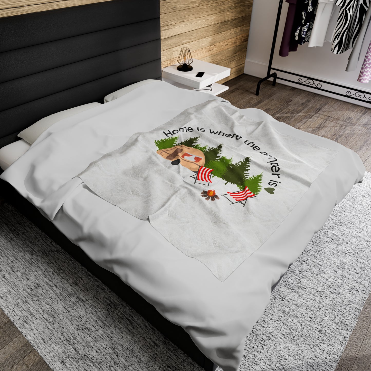 Plush Camping Blanket