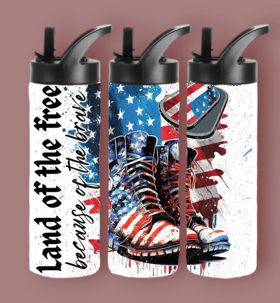 20oz Sublimation Tumblers - Land of The Free