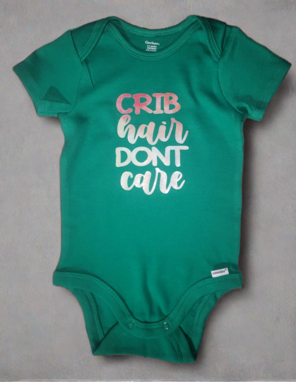 Crib Hair Don't Care Onesie