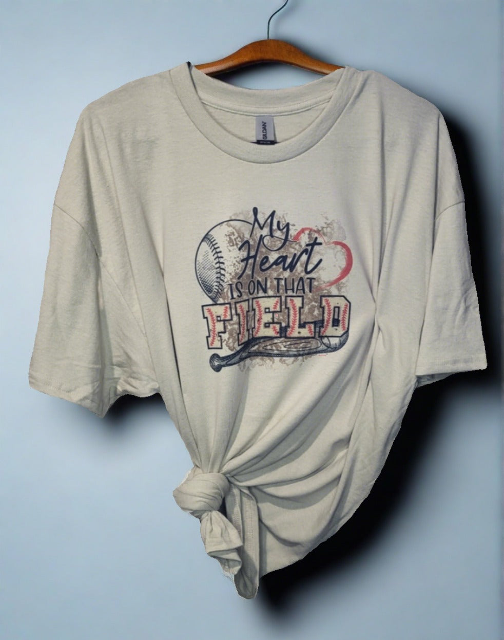 My Heart Is On That Field - Baseball Tee
