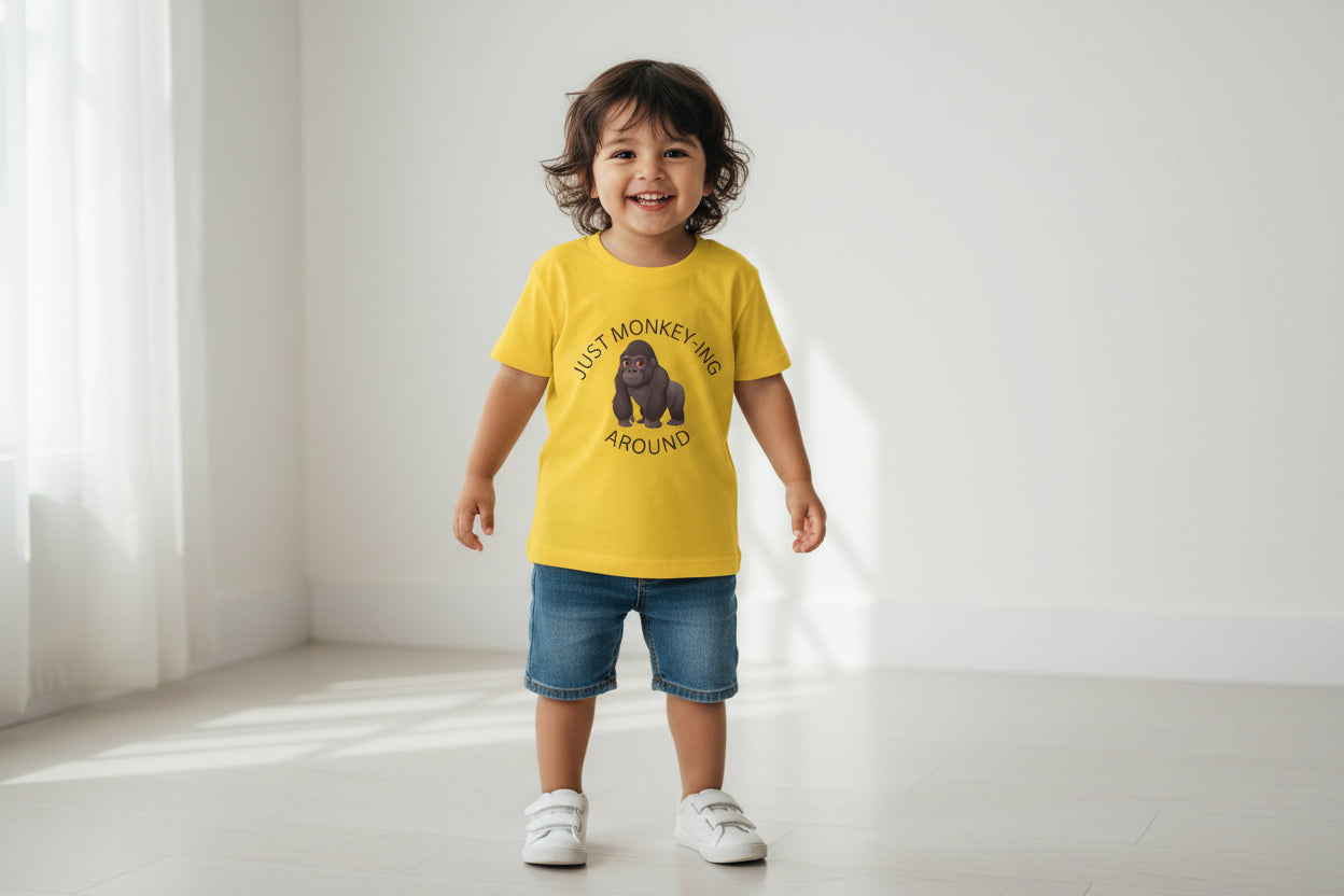 Toddler Tee — Just Monkey-ing Around