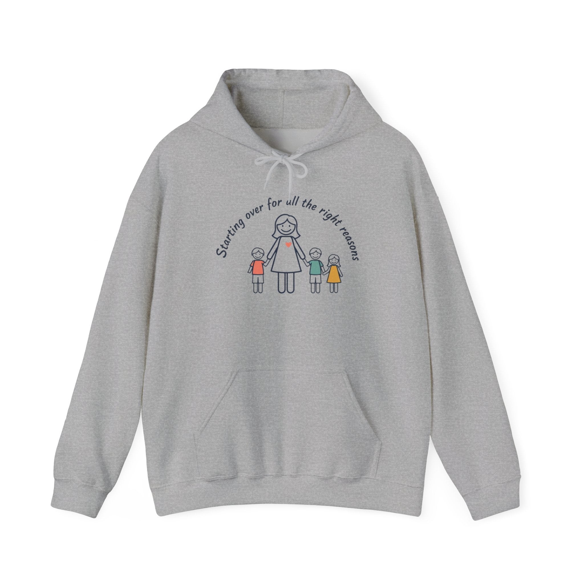 Starting Over Motherhood Divorce Hoodie