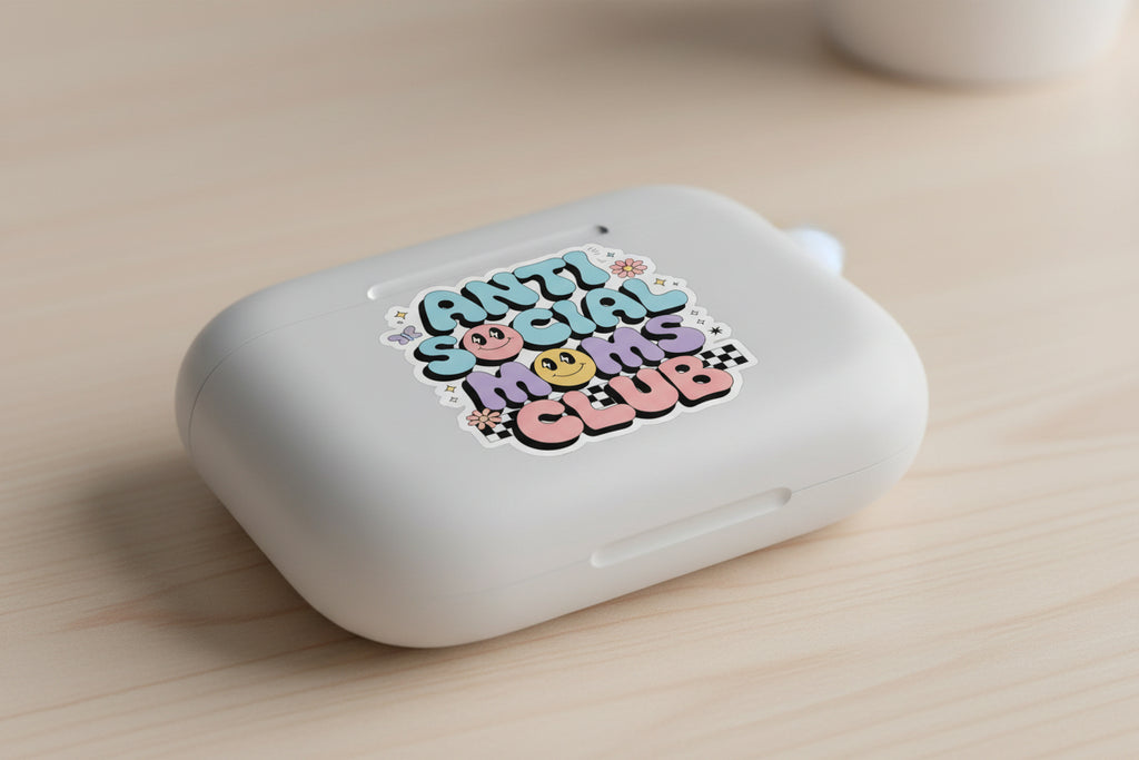 Anti Social Moms Club Sticker