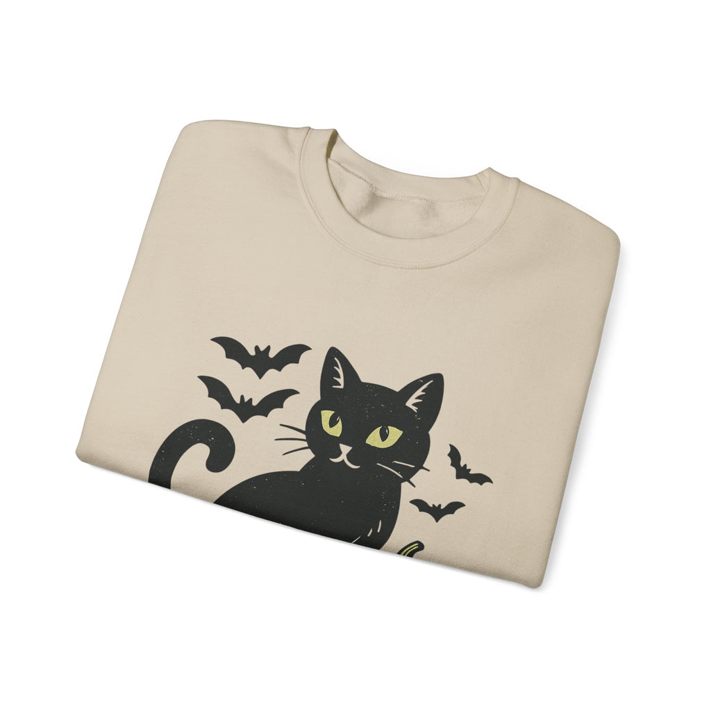 Black Cat Halloween Sweatshirt