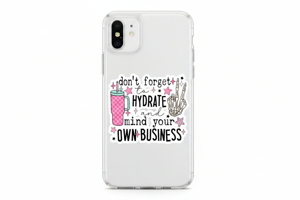 Mind Your Own Business Sticker
