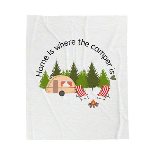 Plush Camping Blanket