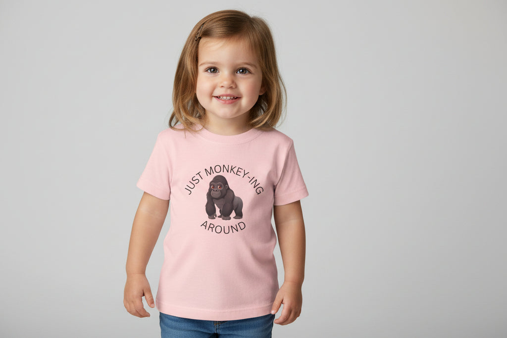 Toddler Tee — Just Monkey-ing Around