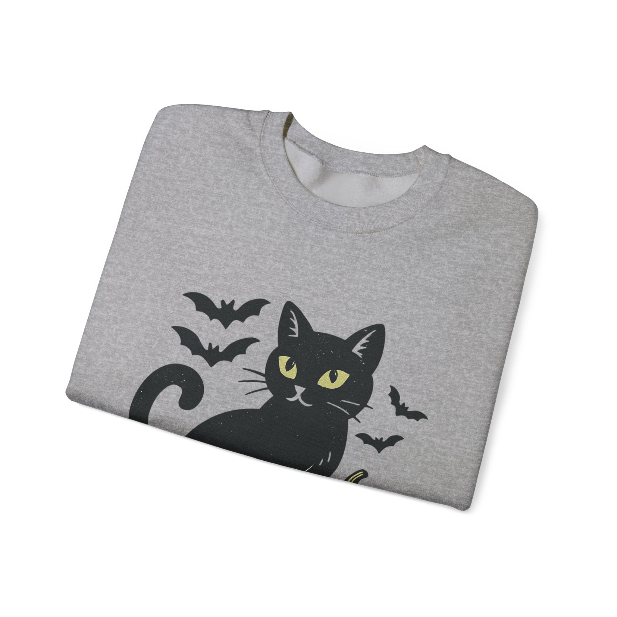 Black Cat Halloween Sweatshirt