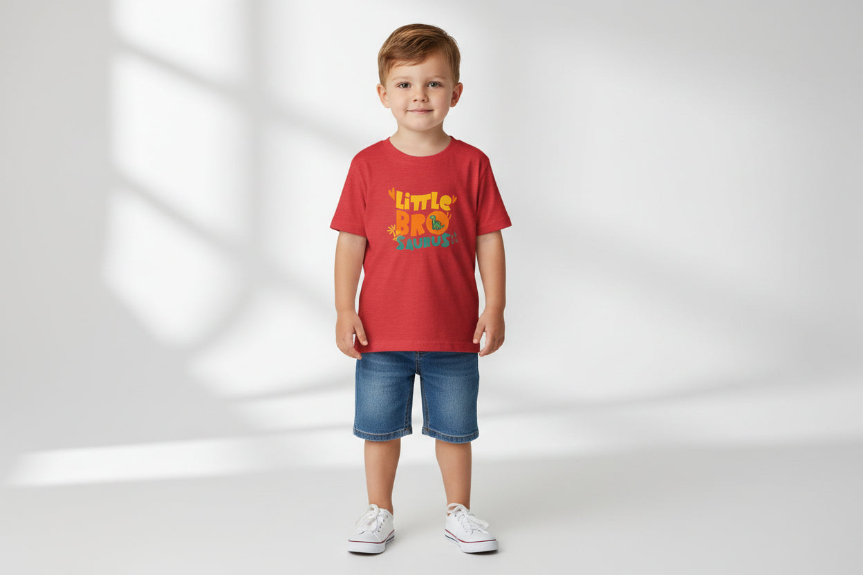 Little Brosaurus Toddler Tee