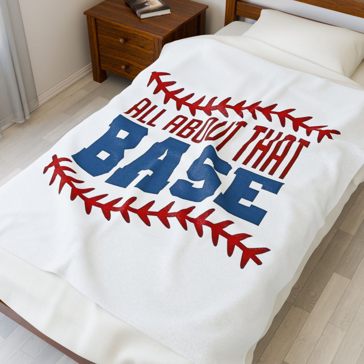 Baseball Plush Blanket