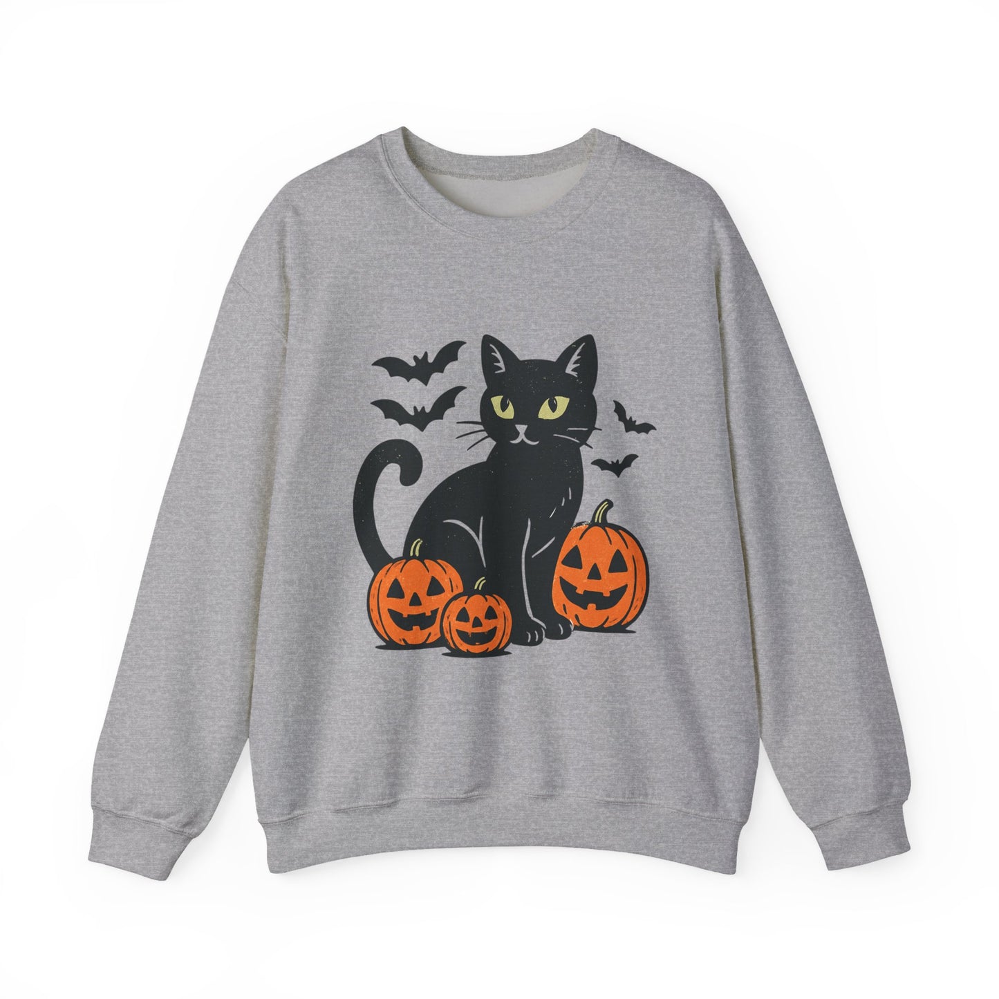 Black Cat Halloween Sweatshirt