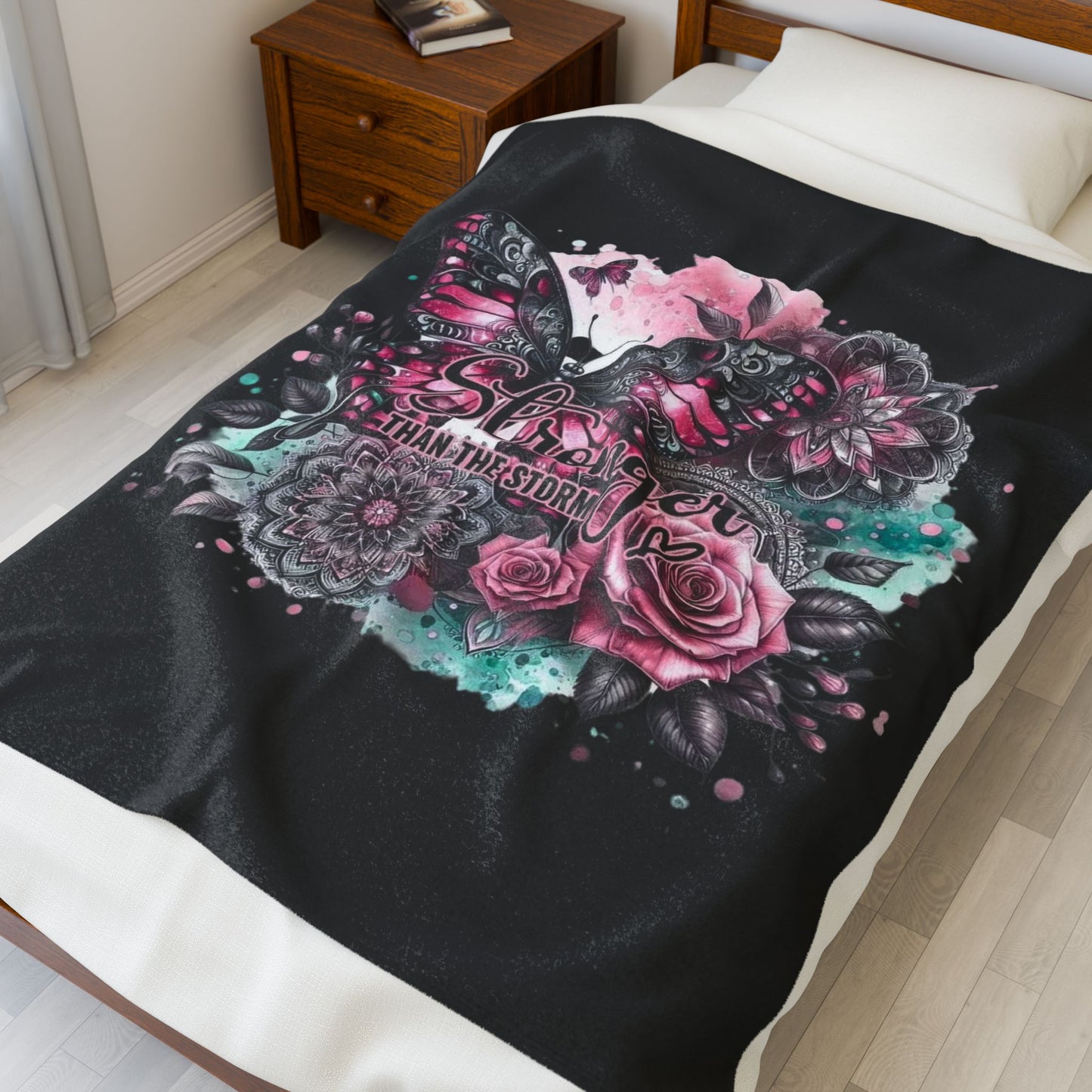 Stronger Than the Storm Plush Blanket