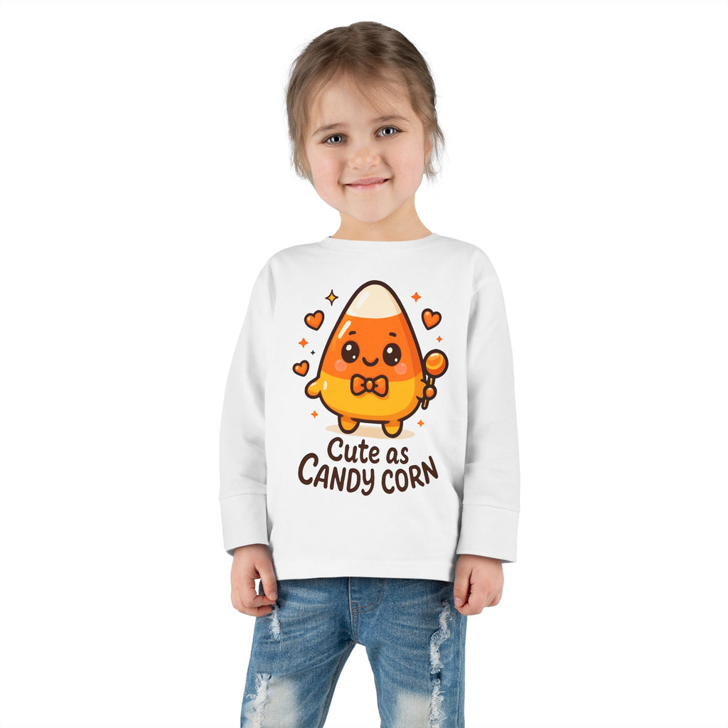 Candy Corn Toddler Tee for Halloween Fun