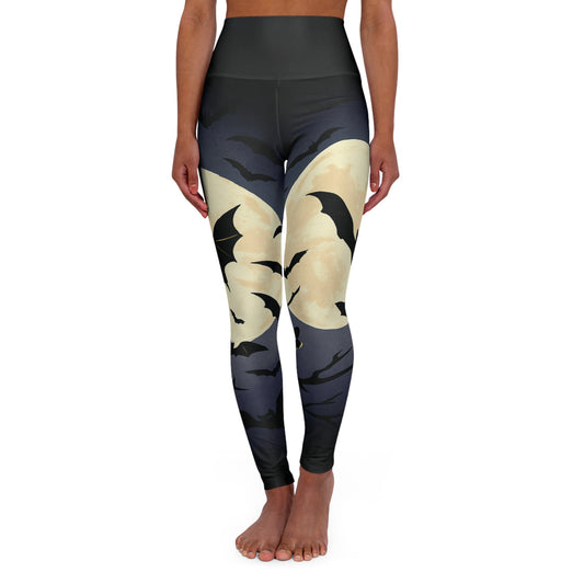 Halloween Print High-Waisted Yoga Leggings
