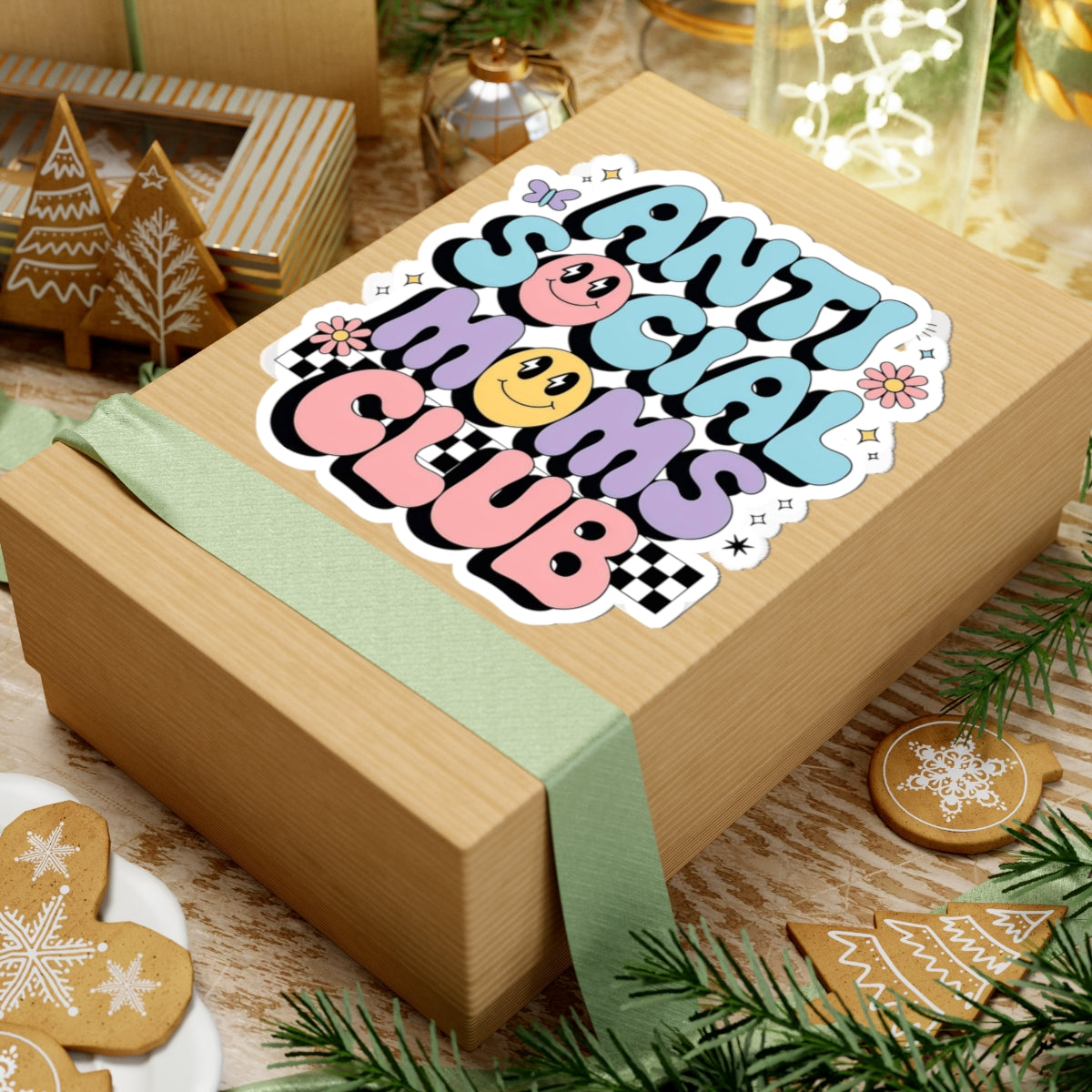 Anti Social Moms Club Sticker