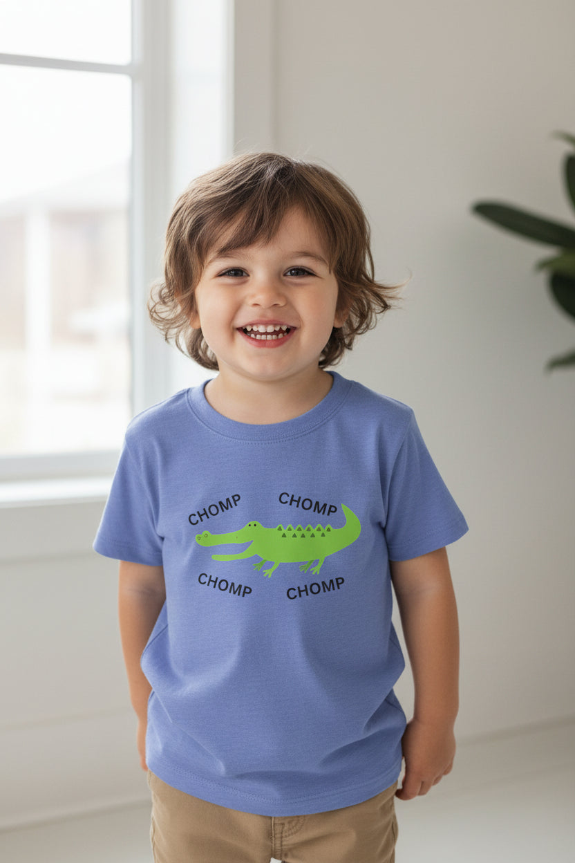 Toddler Tee — Cute Green Alligator