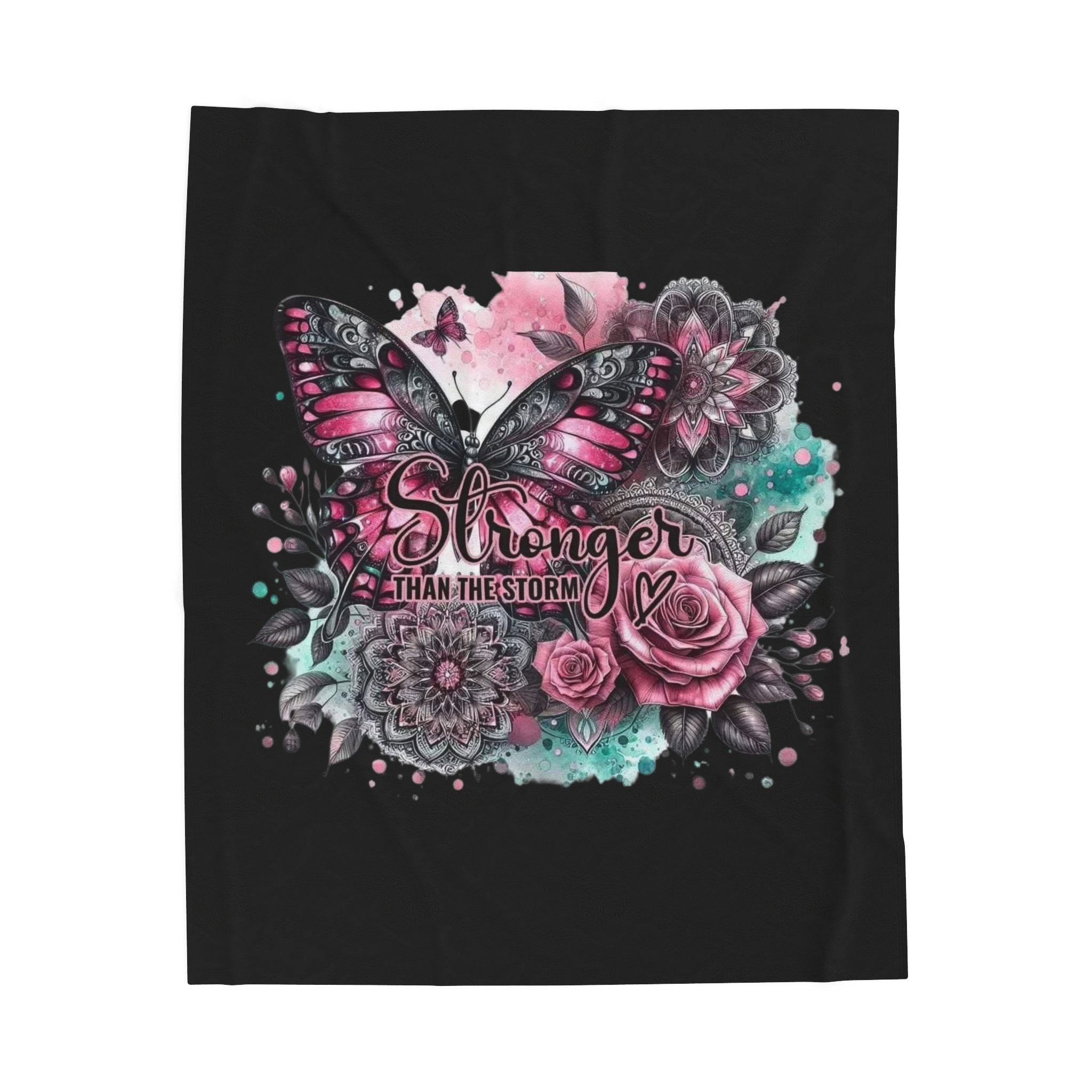 Stronger Than the Storm Plush Blanket