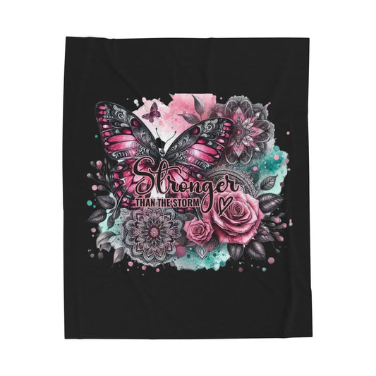 Stronger Than the Storm Plush Blanket