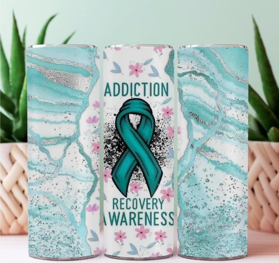 20oz Sublimation Tumblers - Addiction Recovery Awareness - Everyday Moms - Tumbler