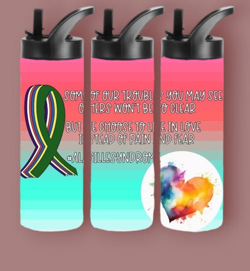 20oz Sublimation Tumblers - Alagille Syndrome Awareness (1) - Everyday Moms - Tumbler