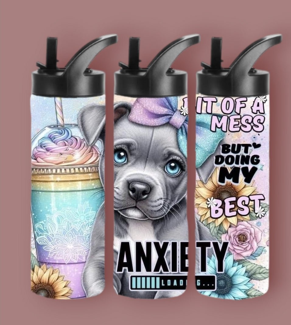20oz Sublimation Tumblers - Anxiety - Everyday Moms - Tumbler