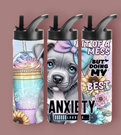 20oz Sublimation Tumblers - Anxiety - Everyday Moms - Tumbler