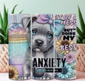 20oz Sublimation Tumblers - Anxiety - Everyday Moms - Tumbler