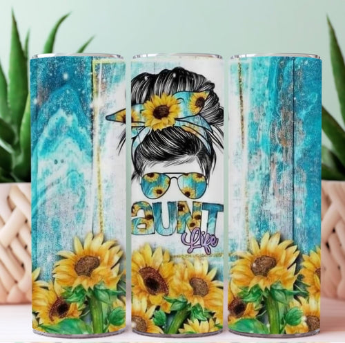 20oz Sublimation Tumblers - Aunt Life - Everyday Moms - Tumbler