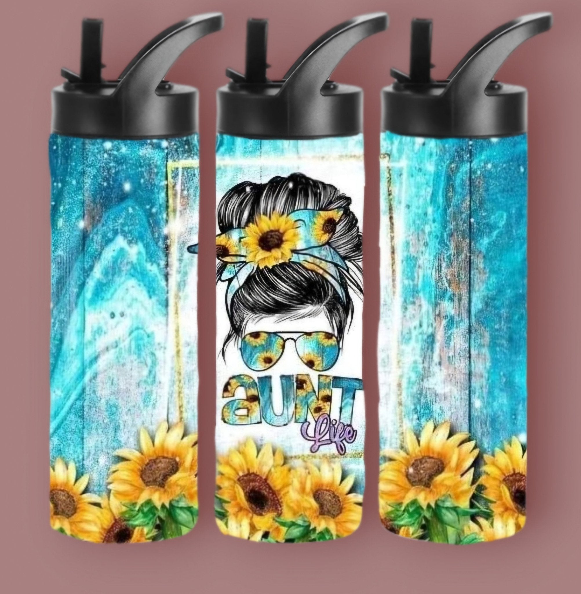 20oz Sublimation Tumblers - Aunt Life - Everyday Moms - Tumbler