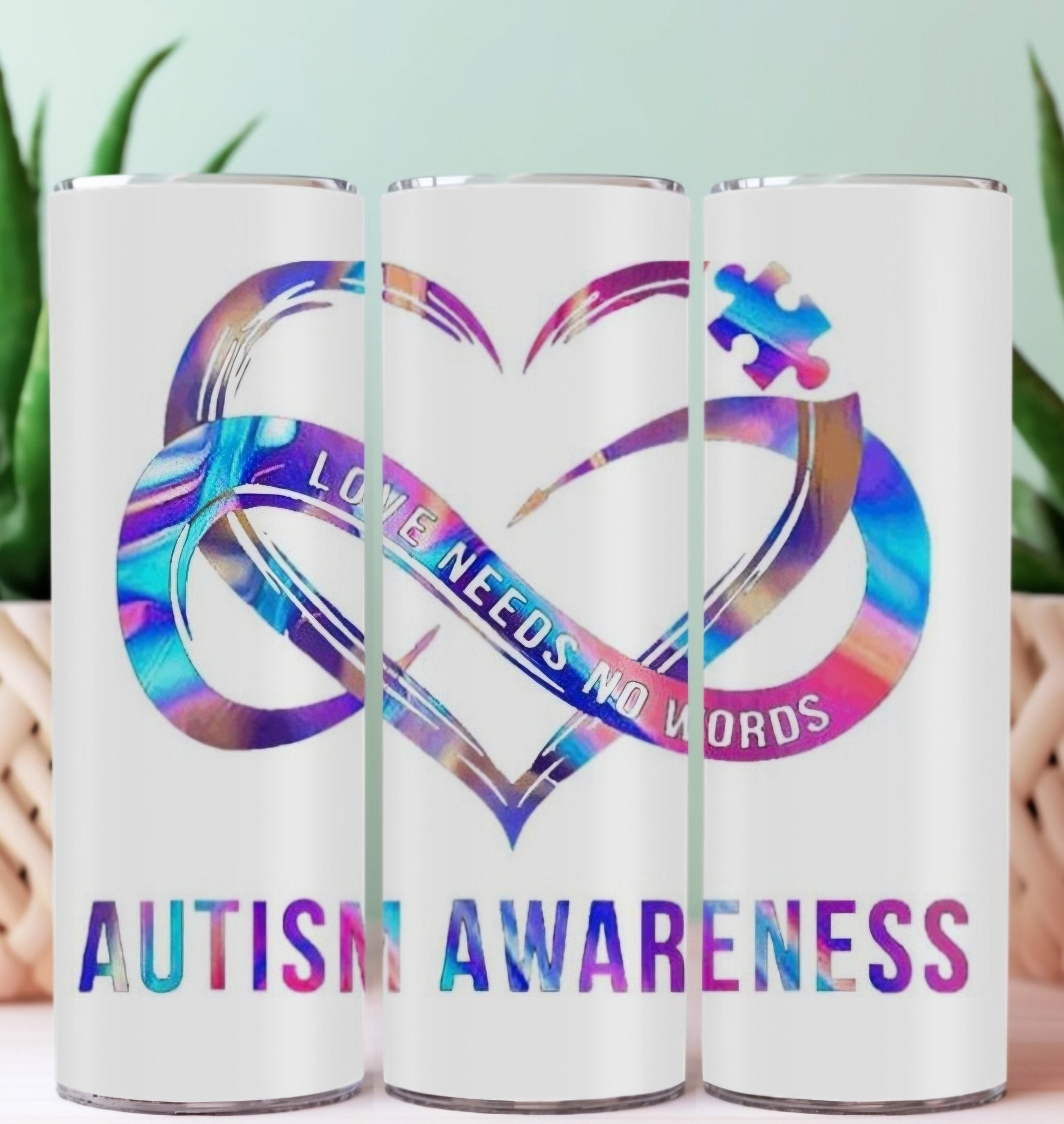 20oz Sublimation Tumblers - Autism Awareness (1) - Everyday Moms - Tumbler
