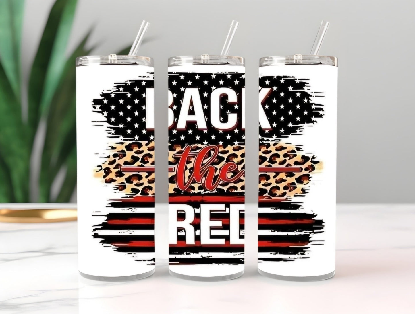 20oz Sublimation Tumblers - Back The Red - Everyday Moms - Tumbler