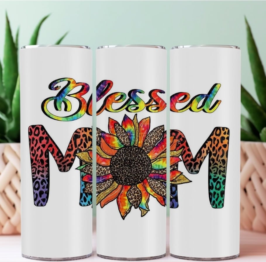 20oz Sublimation Tumblers - Blessed Mom - Everyday Moms - Tumbler