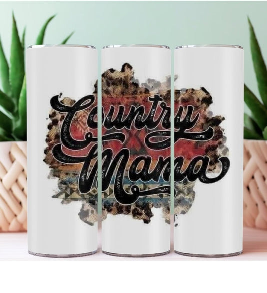 20oz Sublimation Tumblers - Country Mama - Everyday Moms - Tumbler