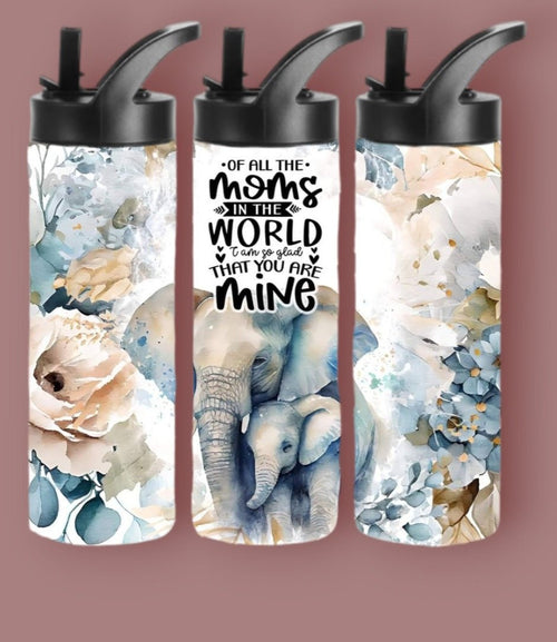 20oz Sublimation Tumblers - Elephant Mom - Everyday Moms - Tumbler