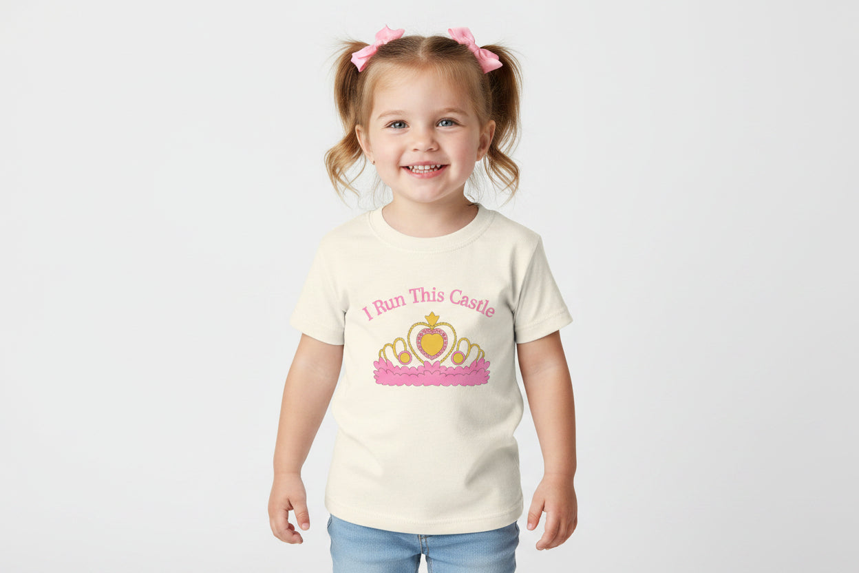Toddler Tee — I Run This Castle