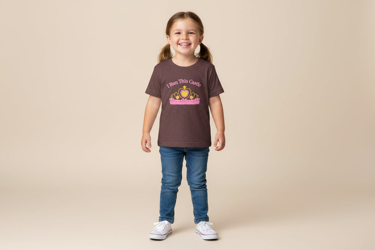 Toddler Tee — I Run This Castle