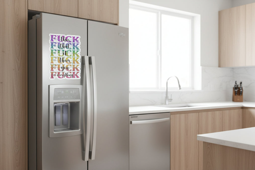 Fu*k Everything Sticker