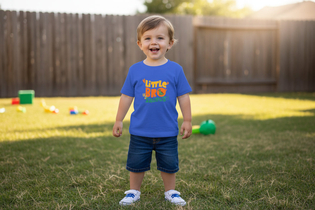 Little Brosaurus Toddler Tee