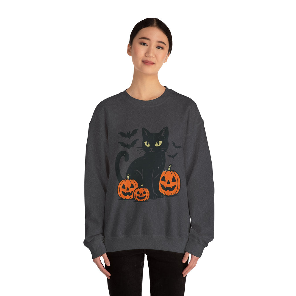 Black Cat Halloween Sweatshirt