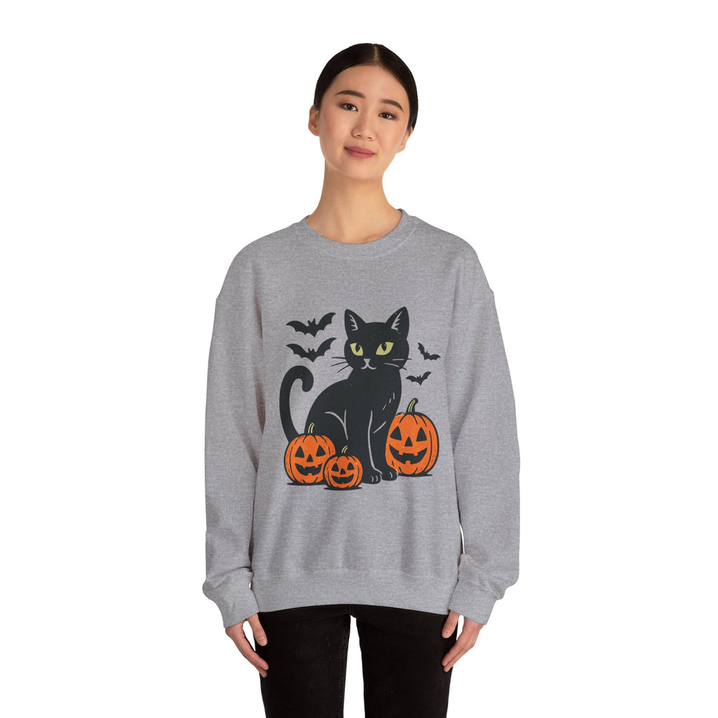 Black Cat Halloween Sweatshirt
