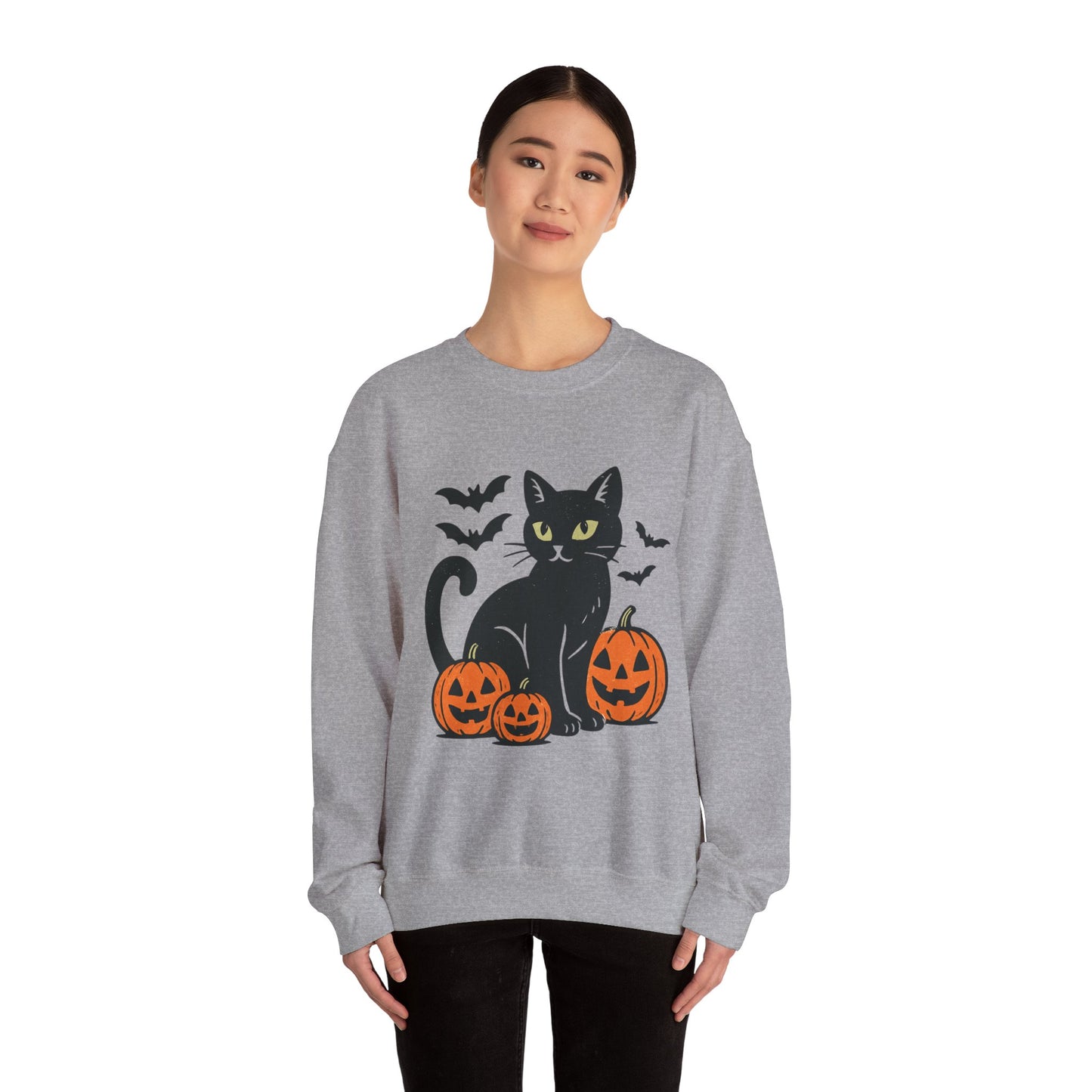 Black Cat Halloween Sweatshirt
