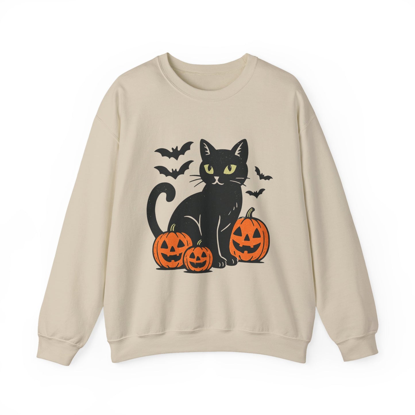 Black Cat Halloween Sweatshirt