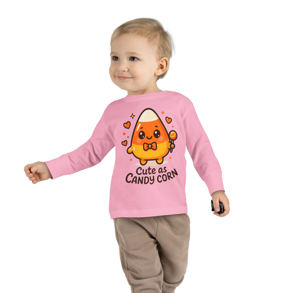 Candy Corn Toddler Tee for Halloween Fun