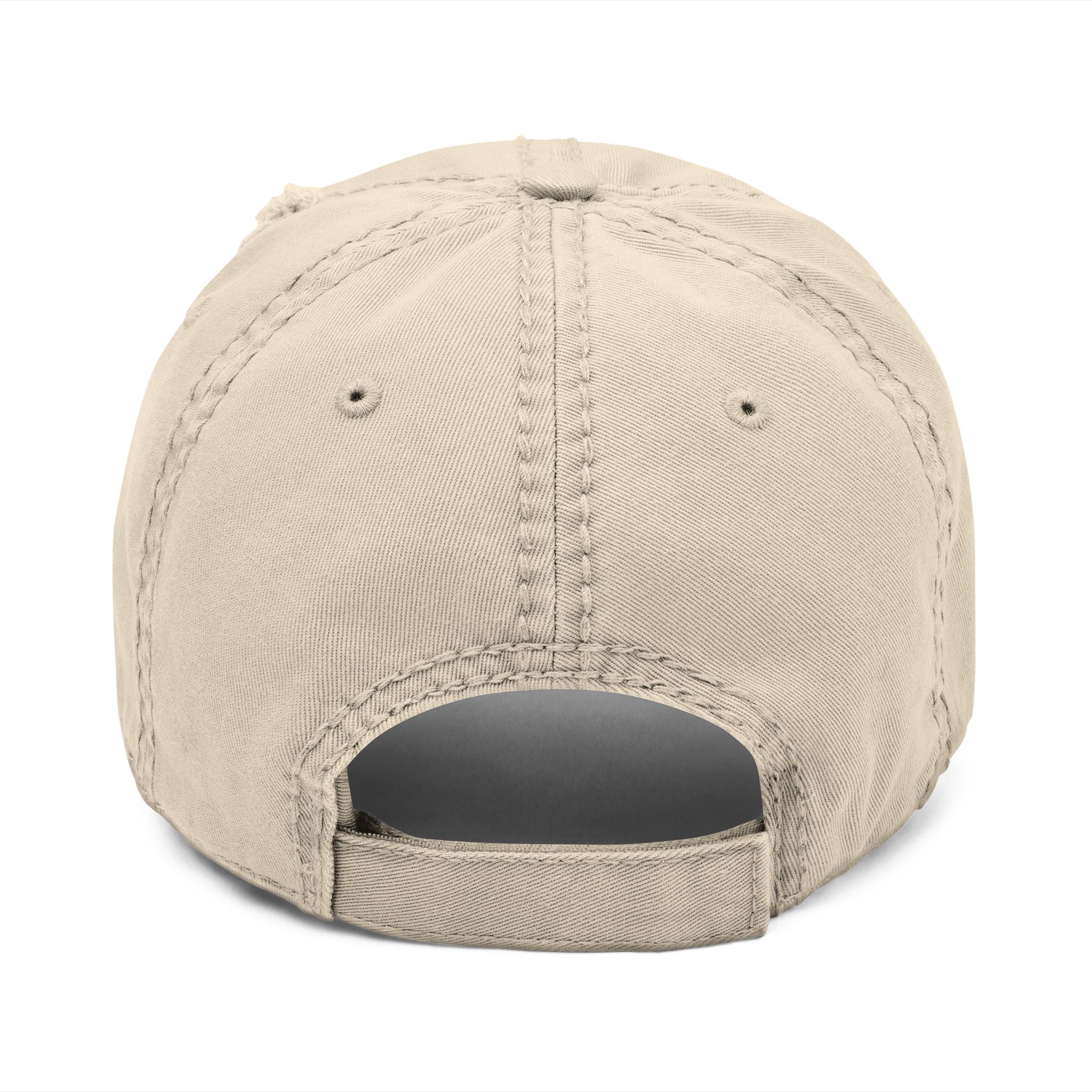 Keep my mouth shut - Distressed Embroidered Hat