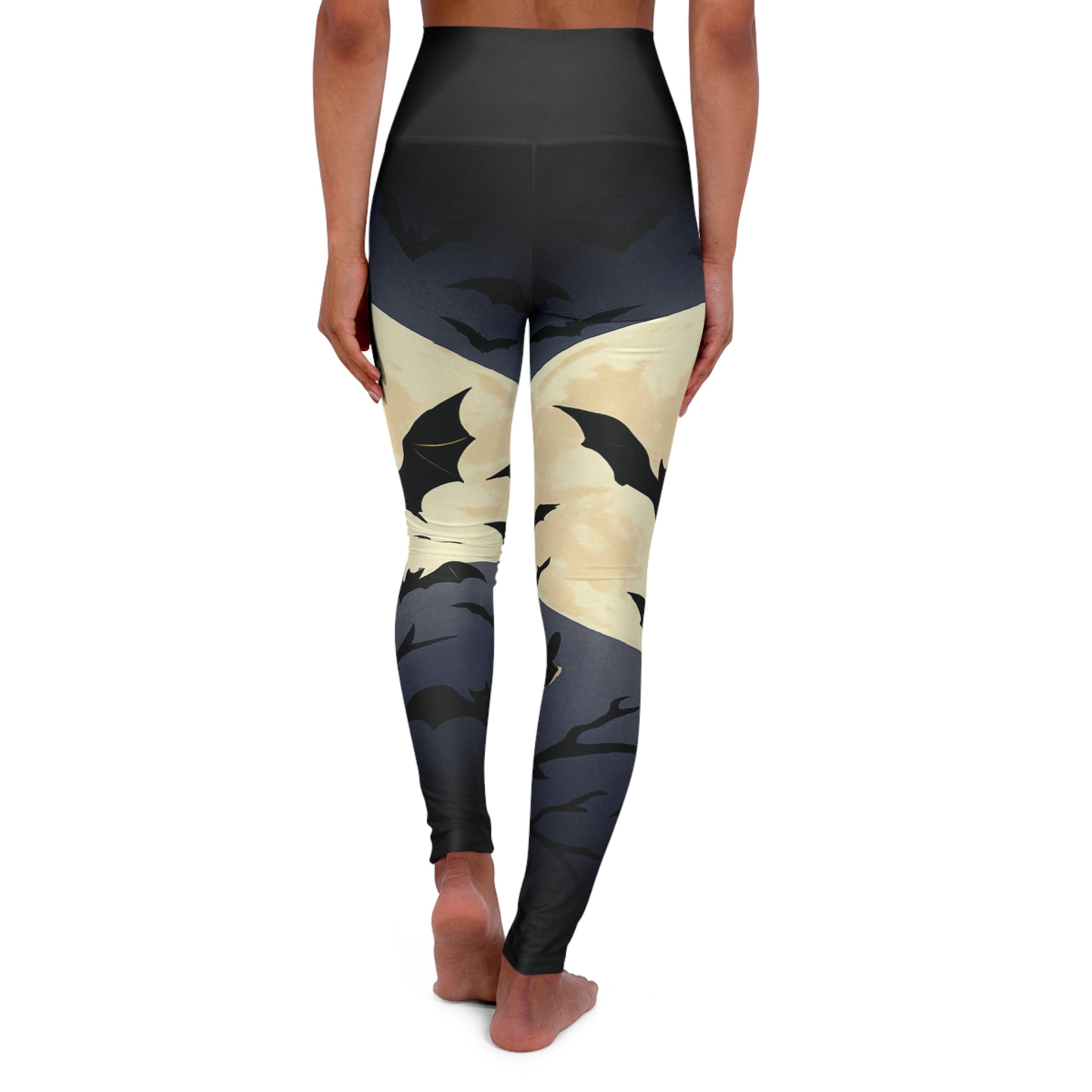 Halloween Print High-Waisted Yoga Leggings