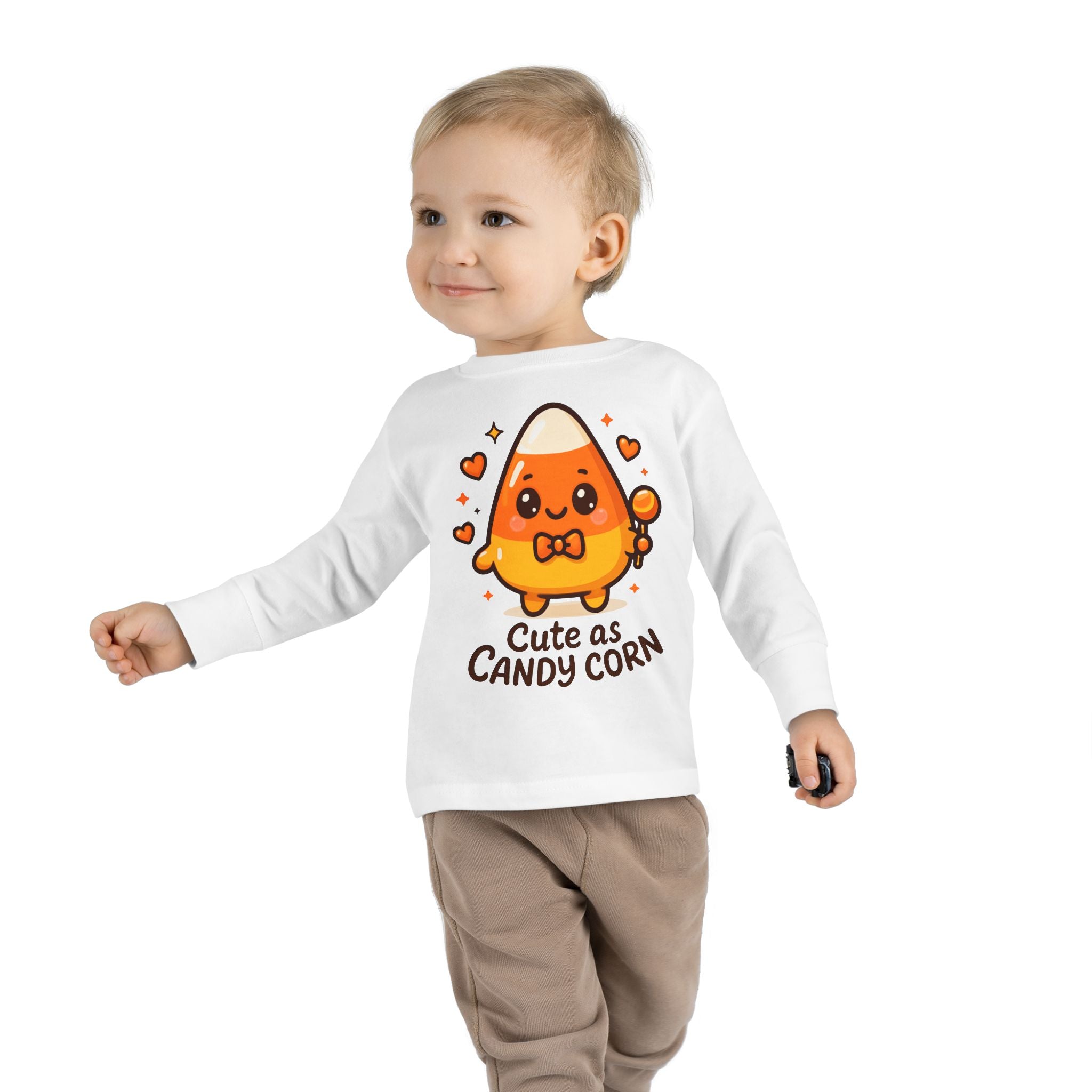 Candy Corn Toddler Tee for Halloween Fun
