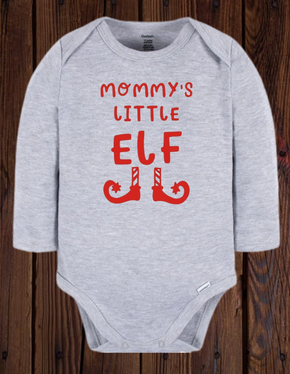 Mommys Little Elf Onesie