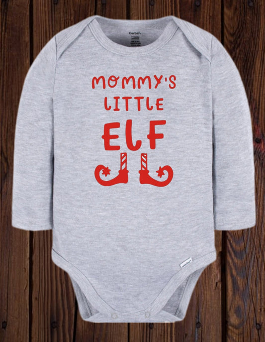 Mommys Little Elf Onesie